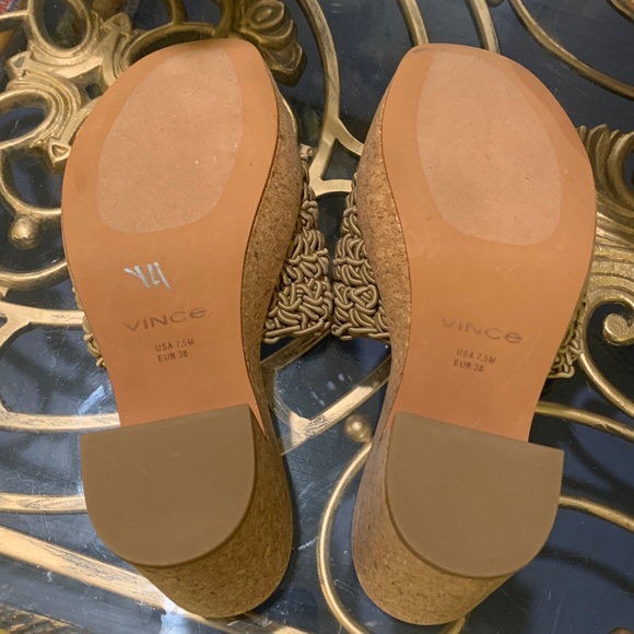 Vince Nicki Crochet Platform Sandal - Size 7.5 M New! - Picture 9 of 11